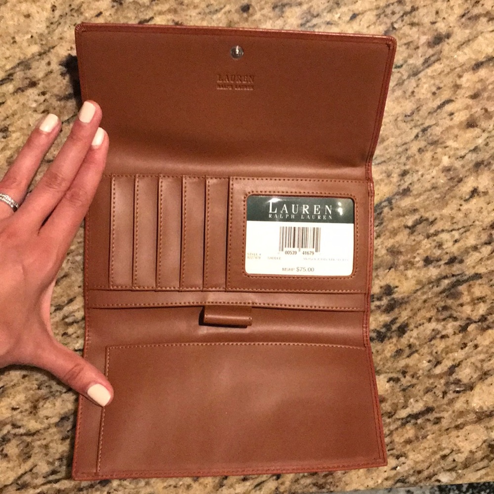 Ralph Lauren brown leather wallet